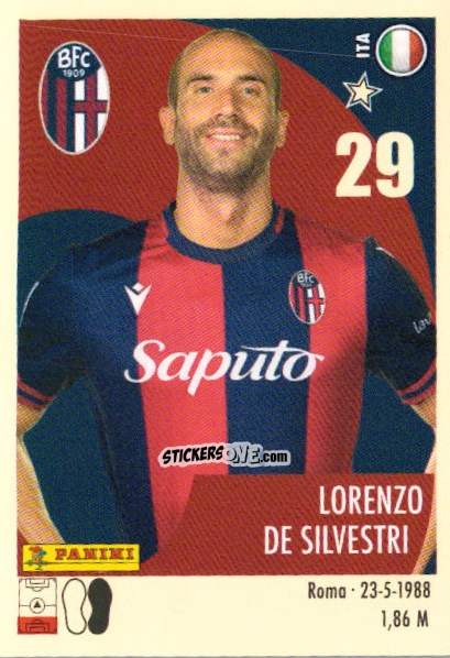 Sticker Lorenzo De Silvestri - Calciatori 2024-2025 n. 41 - Panini