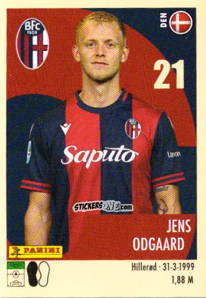 Sticker Jens Odgaard - Calciatori 2024-2025 n. 48 - Panini