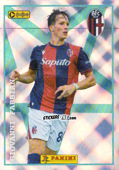 Sticker Giovanni Fabbian (Stars) - Calciatori 2024-2025 n. 56 - Panini