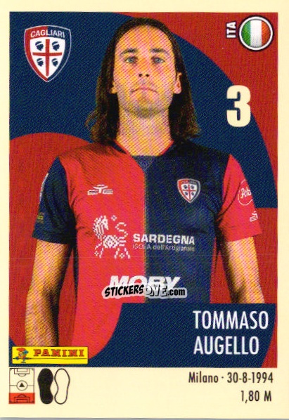 Sticker Tommaso Augello - Calciatori 2024-2025 n. 62 - Panini