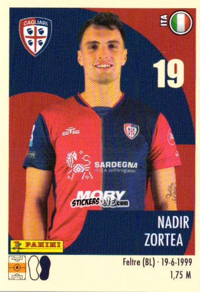 Sticker Nadir Zortea - Calciatori 2024-2025 n. 68 - Panini