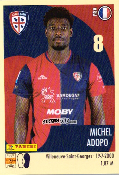 Sticker Michel Adopo - Calciatori 2024-2025 n. 69 - Panini