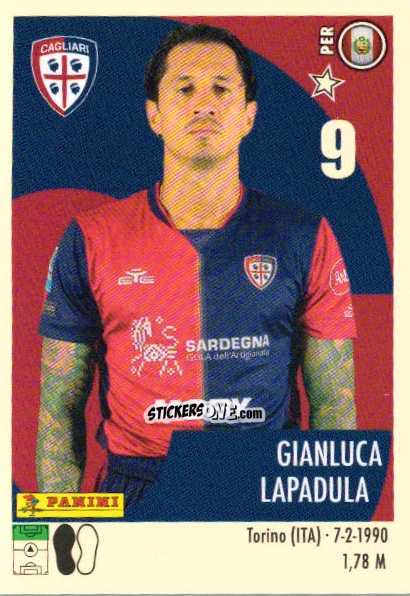 Sticker GIanluca Lapadula - Calciatori 2024-2025 n. 75 - Panini