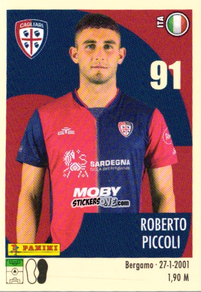 Sticker Roberto Piccoli - Calciatori 2024-2025 n. 78 - Panini