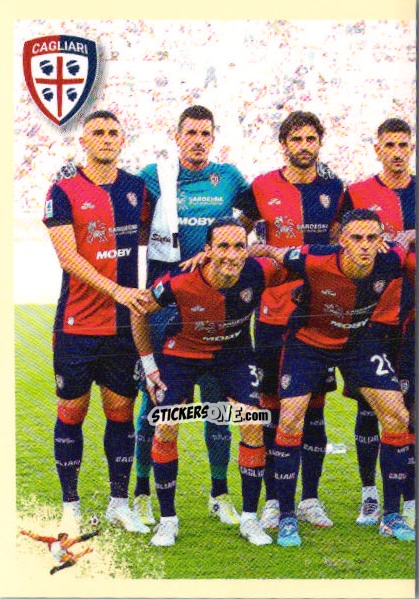Sticker Squadra Cagliari - Calciatori 2024-2025 n. 80 - Panini