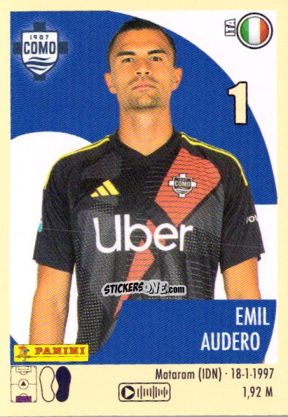 Sticker Emil Audero - Calciatori 2024-2025 n. 86 - Panini