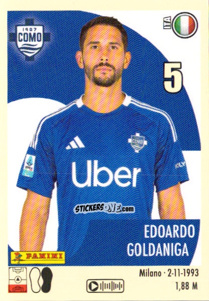 Sticker Edoardo Goldaniga - Calciatori 2024-2025 n. 92 - Panini