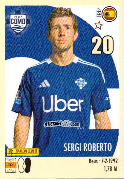 Sticker Sergi Roberto - Calciatori 2024-2025 n. 94 - Panini