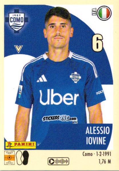 Sticker Alessio Iovine - Calciatori 2024-2025 n. 95 - Panini