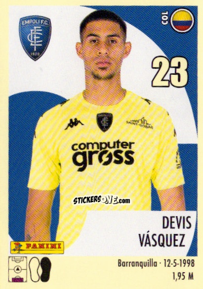 Sticker Devis Vásquez - Calciatori 2024-2025 n. 113 - Panini