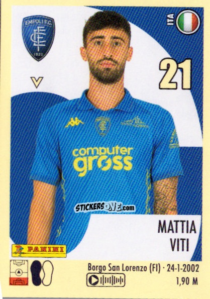 Sticker Mattia Viti - Calciatori 2024-2025 n. 116 - Panini