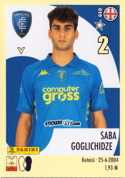 Sticker Saba Goglichidze - Calciatori 2024-2025 n. 117 - Panini