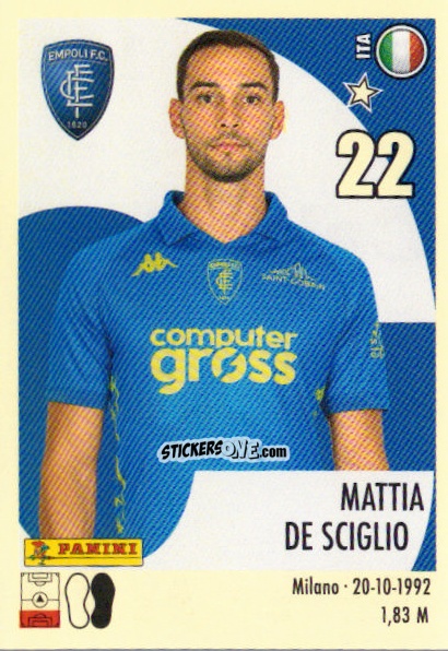 Sticker Mattia De Sciglio - Calciatori 2024-2025 n. 120 - Panini