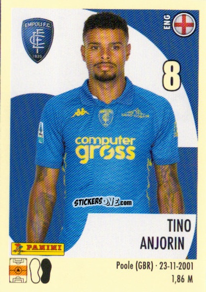 Sticker Tino Anjorin - Calciatori 2024-2025 n. 122 - Panini