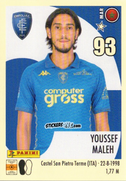 Sticker Youssef Maleh - Calciatori 2024-2025 n. 124 - Panini