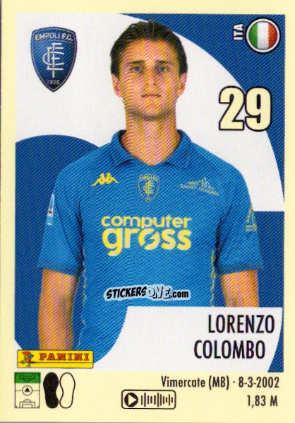 Sticker Lorenzo Colombo - Calciatori 2024-2025 n. 128 - Panini