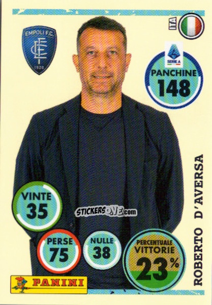 Sticker Roberto D'Aversa (Allenatore) - Calciatori 2024-2025 n. 133 - Panini