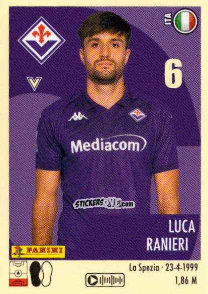 Sticker Luca Ranieri - Calciatori 2024-2025 n. 146 - Panini