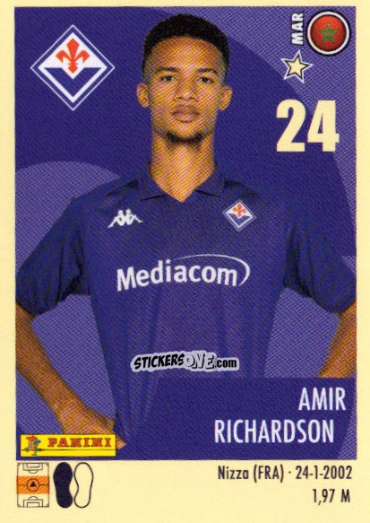 Sticker Amir Richardson - Calciatori 2024-2025 n. 150 - Panini