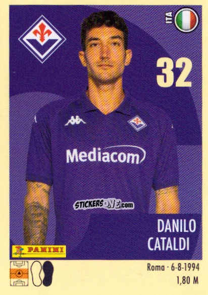 Sticker Danilo Cataldi - Calciatori 2024-2025 n. 152 - Panini