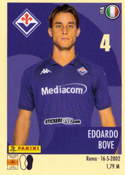 Sticker Edoardo Bove - Calciatori 2024-2025 n. 153 - Panini