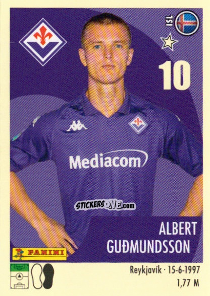 Sticker Albert Guðmundsson - Calciatori 2024-2025 n. 159 - Panini