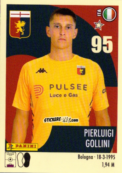 Sticker Pierluigi Gollini - Calciatori 2024-2025 n. 167 - Panini