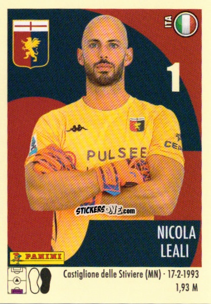 Sticker Nicola Leali - Calciatori 2024-2025 n. 168 - Panini