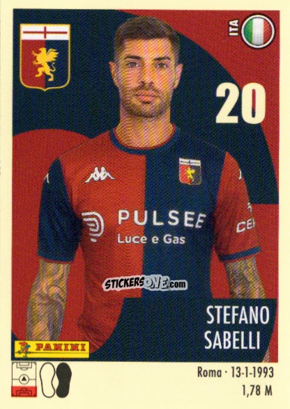 Sticker Stefano Sabelli - Calciatori 2024-2025 n. 173 - Panini