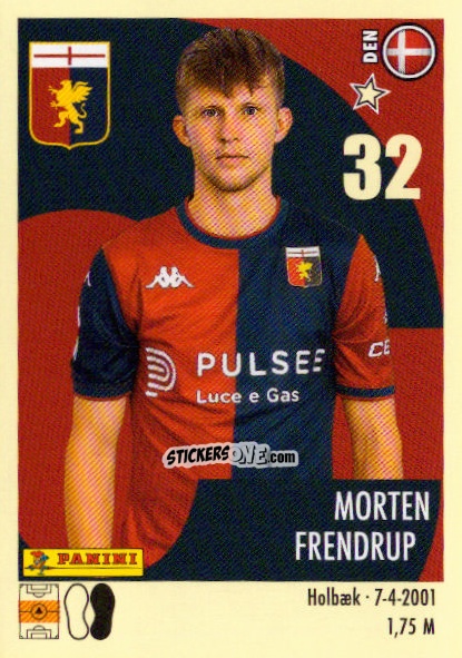 Sticker Morten Frendrup - Calciatori 2024-2025 n. 177 - Panini