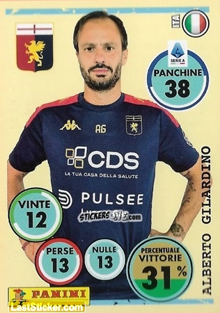 Figurina Alberto Gilardino (Allenatore) - Calciatori 2024-2025 n. 187 - Panini