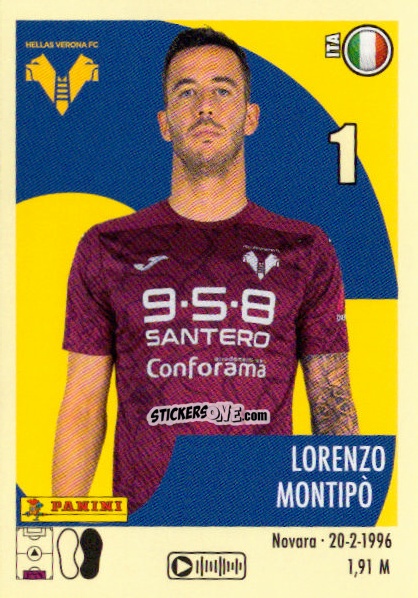 Sticker Lorenzo Montipò - Calciatori 2024-2025 n. 194 - Panini