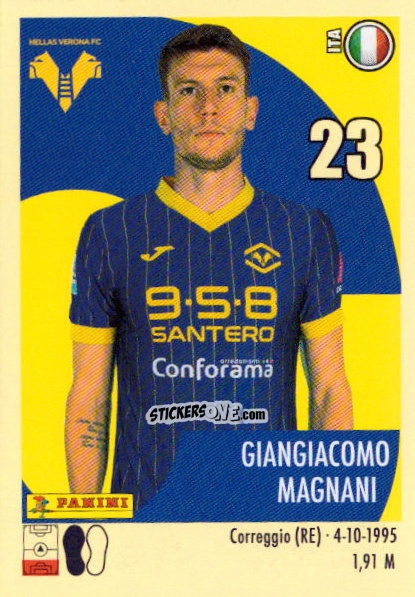 Sticker Giangiacomo Magnani - Calciatori 2024-2025 n. 200 - Panini