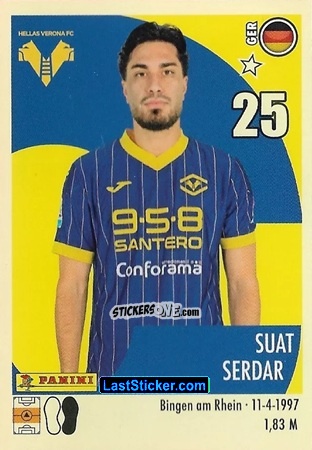 Sticker Suat Serdar - Calciatori 2024-2025 n. 205 - Panini