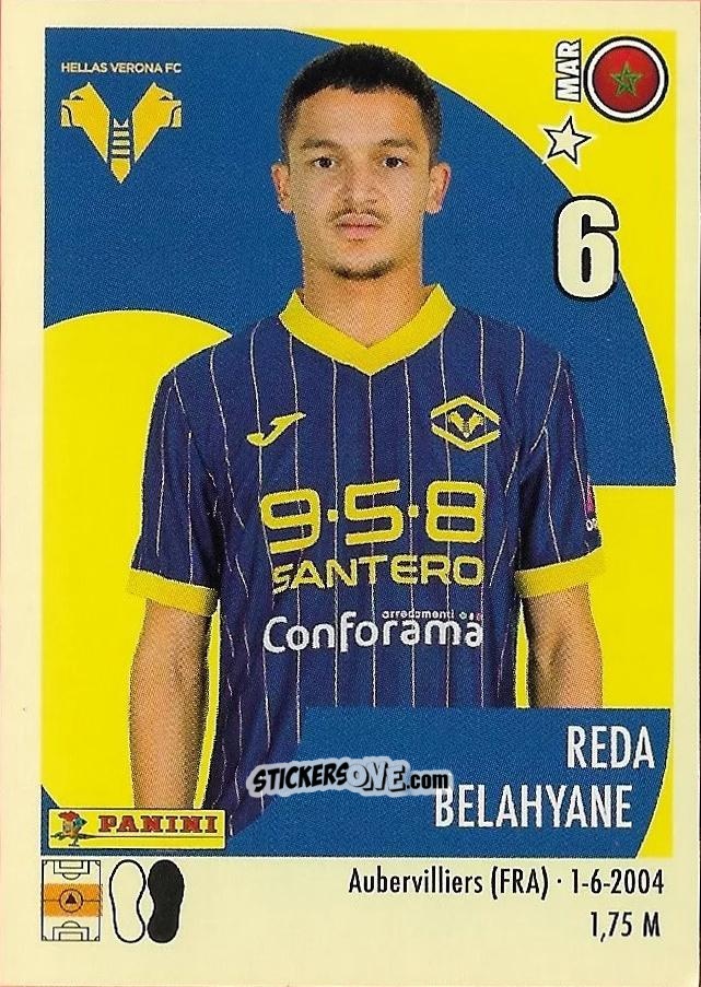 Cromo Reda Belahyane - Calciatori 2024-2025 n. 207 - Panini