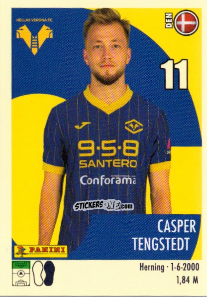 Sticker Casper Tengstedt - Calciatori 2024-2025 n. 213 - Panini