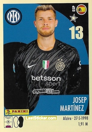 Cromo Josep Martínez - Calciatori 2024-2025 n. 222 - Panini