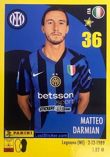 Sticker Matteo Darmian - Calciatori 2024-2025 n. 228 - Panini