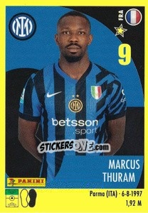 Sticker Marcus Thuram - Calciatori 2024-2025 n. 238 - Panini