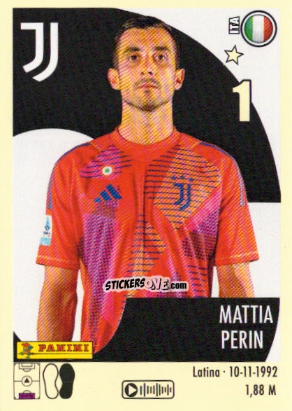 Sticker Mattia Perin - Calciatori 2024-2025 n. 249 - Panini