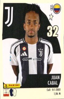 Sticker Juan Cabal - Calciatori 2024-2025 n. 250 - Panini