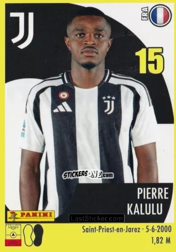 Sticker Pierre Kalulu - Calciatori 2024-2025 n. 253 - Panini