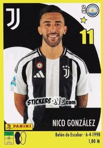 Sticker Nicolás González - Calciatori 2024-2025 n. 266 - Panini