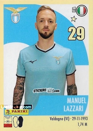Figurina Manuel Lazzari - Calciatori 2024-2025 n. 282 - Panini