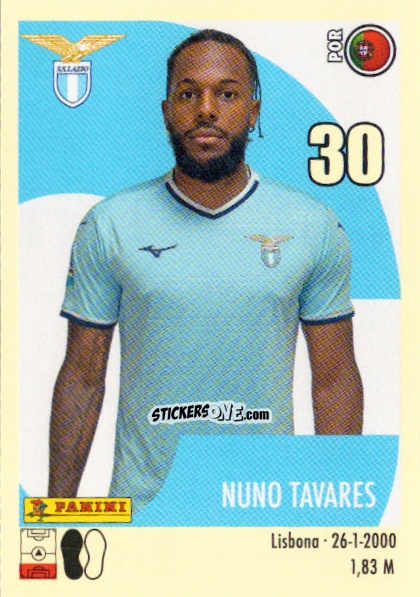 Sticker Nuno Tavares - Calciatori 2024-2025 n. 283 - Panini