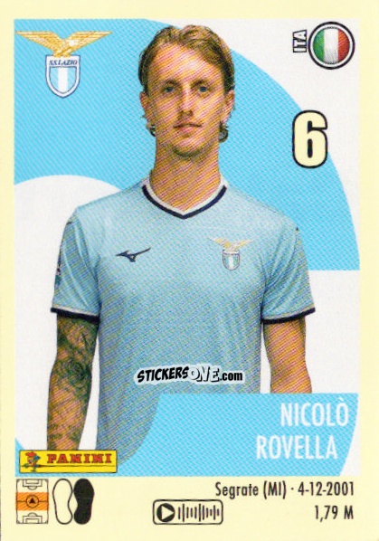 Sticker Nicolò Rovella - Calciatori 2024-2025 n. 284 - Panini