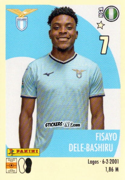 Sticker Fisayo Dele-Bashiru - Calciatori 2024-2025 n. 288 - Panini