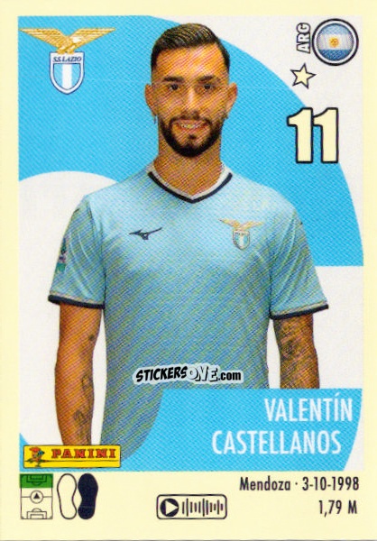 Sticker Taty Valentín Castellanos - Calciatori 2024-2025 n. 294 - Panini