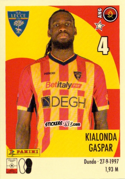 Sticker Kialonda Gaspar - Calciatori 2024-2025 n. 304 - Panini