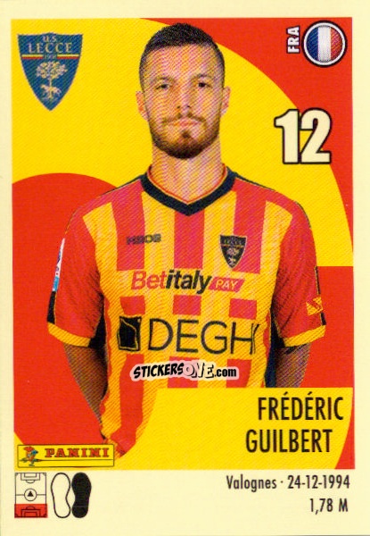 Sticker Frédéric Guilbert - Calciatori 2024-2025 n. 309 - Panini